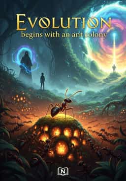 Evolution begins with an ant colony novel cover