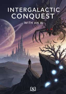 Intergalactic conquest with an AI novel cover