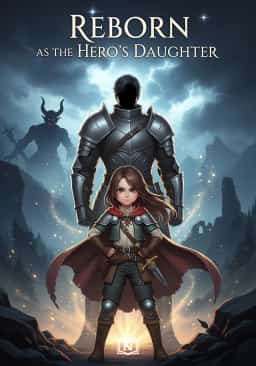 Reborn as the Hero's Daughter novel cover