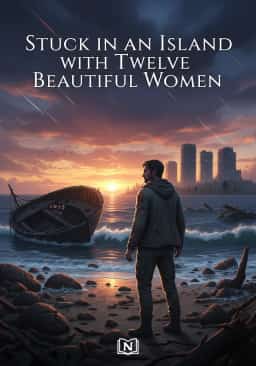 Stuck in an Island with Twelve Beautiful Women novel cover