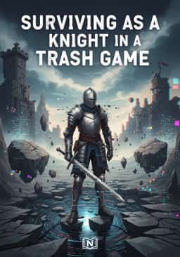 Surviving as a Knight in a Trash Game novel cover