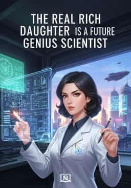 The Real Rich Daughter is a Future Genius Scientist novel cover